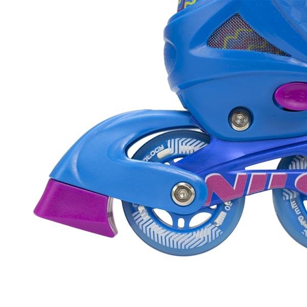 Αυξομειούμενα Πατίνια Roller NJ4613 A INLINE NILS EXTREME Μπλε με LED φωτάκια- LARGE(38-41) - σε 12 άτοκες δόσεις