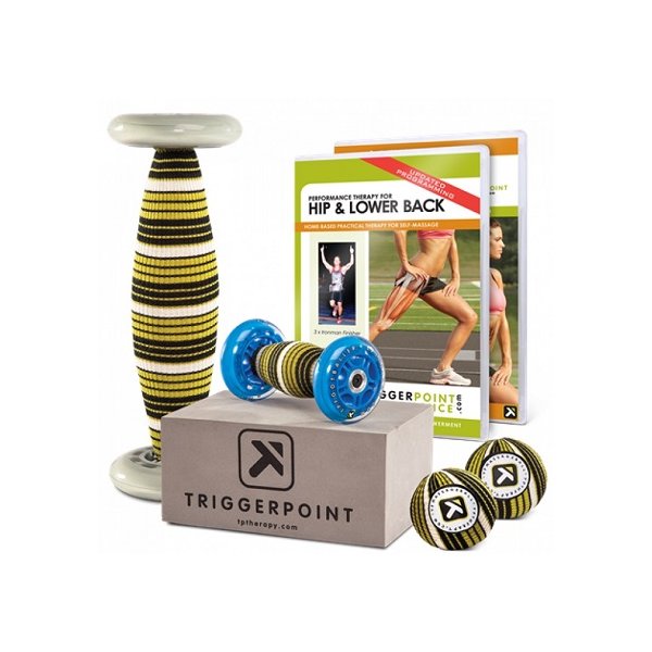 Performance Hip & Lower Back Kit  [Hip Roller, Foot Roller, MP Balls, Brick & DVD] - Bulk