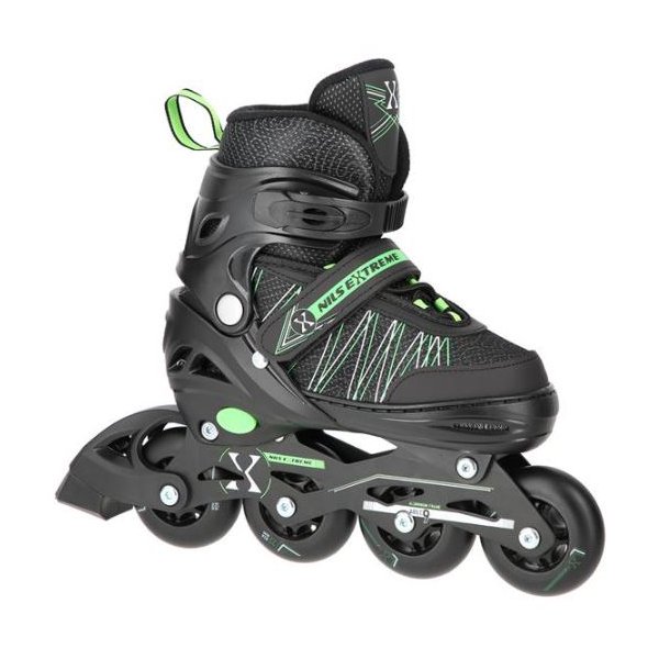 Αυξομειούμενα Roller NH11912 A 2σε1 Μαύρο/Πράσινο Medium(35-38) IN-LINE SKATES/HOCKEY ICE SKATES - σε 12 άτοκες δόσεις