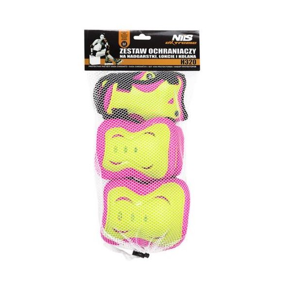 Προστατευτικά SET NILS EXTREME H320 SIZE Μ Ροζ/Κίτρινο - σε 12 άτοκες δόσεις