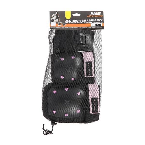 Προστατευτικά SET NILS EXREME H709 SIZE Small Μαύρο/Μωβ - σε 12 άτοκες δόσεις