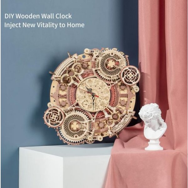 ROBOTIME Zodiac Wall Clock LC601 - σε 12 άτοκες δόσεις