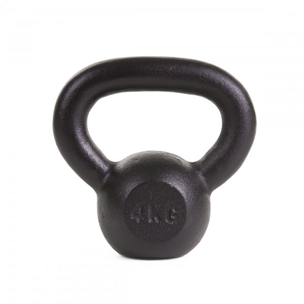 KETTLEBELL BLACK MATT 4kg - σε 12 άτοκες δόσεις