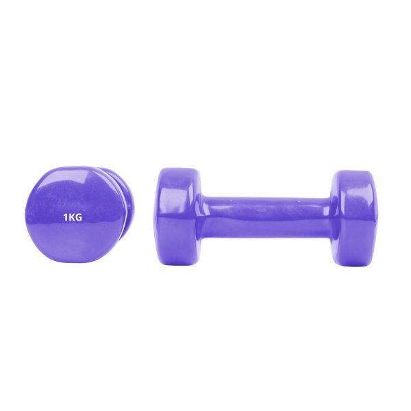 Σετ αλτήρες βινυλίου 2 x 1 kg inSPORTline - σε 12 άτοκες δόσεις