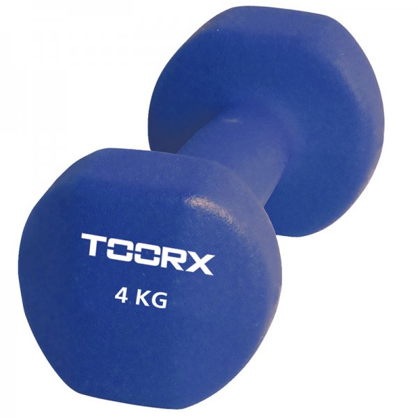 Βαράκι Neoprene 4kg Μπλε Toorx - σε 12 άτοκες δόσεις
