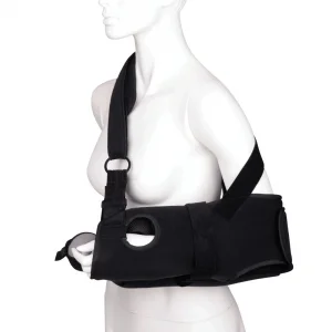 Medical Brace MB.305 Ρυθμιζόμενος Νάρθηκας Απαγωγικής Ακινητοποίησης Ώμου σε Μαύρο Χρώμα
