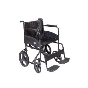 Αναπηρικό Αμαξίδιο Basic IV με Μεσαίους Συμπαγείς Τροχούς, Σταθερά Πλαϊνά και Υποπόδια - 0810170 - Σε 12 άτοκες δόσεις