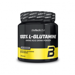100% L-Glutamine 240gr (BIOTECH USA) - 5999076203888 - Σε 12 Άτοκες Δόσεις