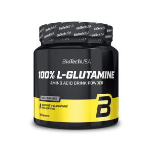 100% L-Glutamine 500gr (BIOTECH USA) - 5999076204311 - Σε 12 Άτοκες Δόσεις