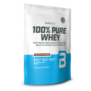 100% Pure Whey 1000gr (BIOTECH USA) - Chocolate - 5999076238163 - Σε 12 Άτοκες Δόσεις