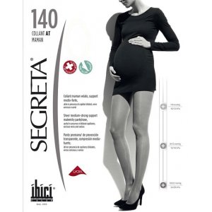Καλσόν Εγκυμοσύνης Διαβαθμισμένης Συμπίεσης 18-22mmHg Segreta Maman 140Den Ibici