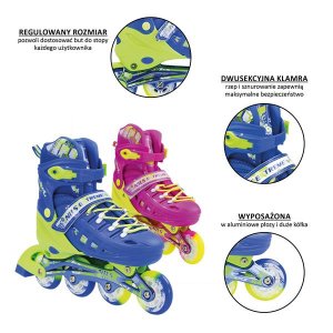 Αυξομειούμενα Πατίνια Roller NA 1005A Inline Skates Nils Extreme