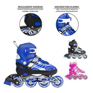 Αυξομειούμενα Πατίνια Roller NJ 1828 A Inline Skates Nils Extreme