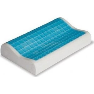 Μαξιλάρι Ύπνου Ανατομικό με Gel & Memory Foam με Aloe Vera Κάλυμμα - Medium Σκληρότητας - 60x40x10/12cm - 0810700