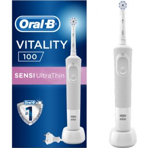 Οδοντόβουρτσα Επαναφορτιζόμενη Oral-B Vitality 100 Sensi UltraThin Grey