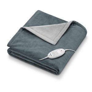 Beurer HD 75 Ημίδιπλη Ηλεκτρική Κουβέρτα Πλενόμενη Dark Gray 100W 130x180εκ.