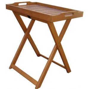 Τραπεζάκι Πτυσσόμενο - Δίσκος - L62xW40xH70cm