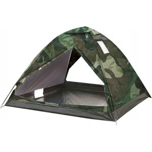 Σκηνή Camo Μονής Οροφής Στρατιωτικού Τύπου 3-4 Ατόμων - Π210xΜ210xΥ150cm