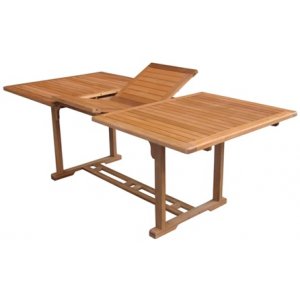 Τραπέζι Ξύλινο Παραλληλόγραμμο με Ακακία - L140+50xW80xH75cm