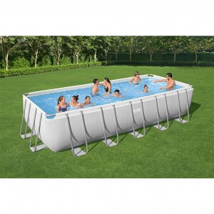 5612B POWER STEEL RECT. FRAME POOL 640X274X132CM-15552 - Σε 12 Άτοκες Δόσεις