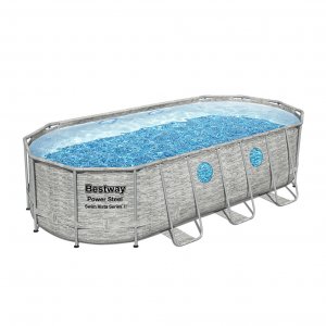 56716  POWER STEEL 549X274X122CM  Oval Pool Set - Σε 12 Άτοκες Δόσεις