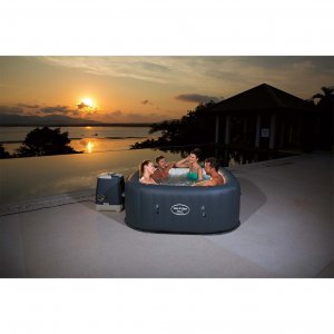 15753 Lay-Z-Spa Hawaii Hydrojet Pro Πισίνα Φουσκωτή Υδρομασάζ 180x180x71εκ. - Σε 12 Άτοκες Δόσεις