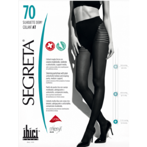 Καλσόν Ελαφριάς Συμπίεσης Segreta Derm Silhouette 70Den Ibici