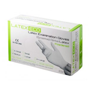 Γάντια Εξεταστικά Latex ECO - AC-3364 - Σε 12 άτοκες δόσεις