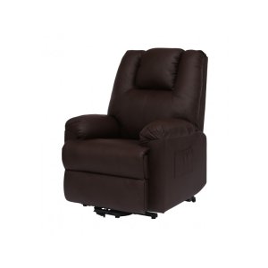 Πολυθρόνα Relax-Massage θερμαινόμενη με ηλεκτρική ανάκλιση AR17 Σκούρο Καφέ - Σε 12 άτοκες δόσεις