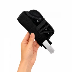 Medical Brace MB.3005 Short Velvet Νάρθηκας Καρπού 16.5cm Αριστερής Πλευράς σε Μαύρο Χρώμα