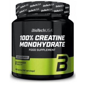 100% Creatine Monohydrate 500gr (BIOTECH USA) - Σε 12 άτοκες δόσεις