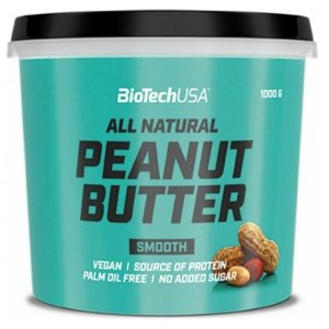 Peanut Butter Smooth 1Kg (BIOTECH USA) - Σε 12 άτοκες δόσεις