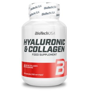 Hyaluronic & Collagen 100caps (BIOTECH USA) - Σε 12 άτοκες δόσεις