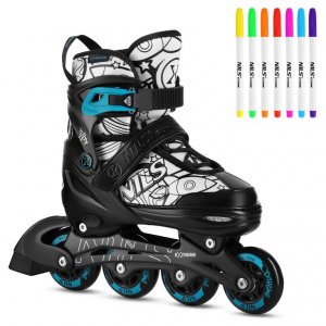 Αυξ/να NH10907 Inline Skates NILS EXTREME ΣΕΤ 4 σε 1 με Αντικ/σιμη Λεπίδα Πάγου Green - Medium(35-38 - σε 12 άτοκες δόσεις