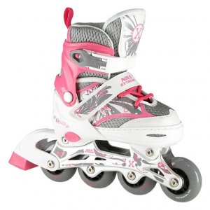 Αυξομειούμενα Πατίνια Roller NA 10602A INLINE SKATES NILS EXTREME ΡΟΖ-SMALL (31-34) - σε 12 άτοκες δόσεις