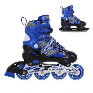 Αυξομειούμενα Roller NH18366 2 ΣΕ 1 Μπλε Large(39-42) IN-LINE SKATES/HOCKEY ICE SKATES - σε 12 άτοκες δόσεις