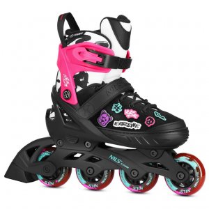Αυξομειούμενα Roller Nils Extreme NA2053A VIBE Ροζ MEDIUM (37-40) - σε 12 άτοκες δόσεις