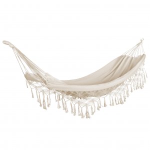 Αιώρα Διπλή Brazilian Macrame Μπεζ - 12338 - σε 12 άτοκες δόσεις
