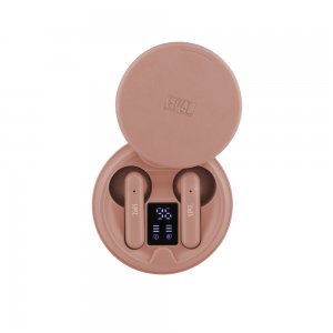 Ακουστικά Bluetooth με θήκη και ένδειξη φόρτισης EBSHINYPK2 TNB ροζ - 070066 - Σε 12 Άτοκες Δόσεις