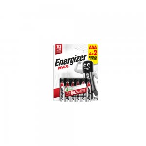 Αλκαλικές μπαταρίες AAA-LR03 MAX F016604 ENERGIZER BP6 4+2 - 130070
