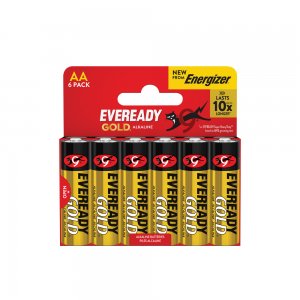 Αλκαλικές μπαταρίες σε EVEREADY GOLD from ENERGIZER ΑΑ-LR6 DHP6 EU - 130072 - Σε 12 Άτοκες Δόσεις