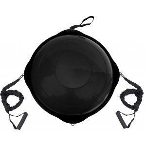 AMILA Balance Ball με Ξύλινη Βάση Mat Black 63cm - 48193 - σε 12 άτοκες δόσεις