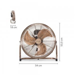 Ανεμιστήρας δαπέδου 100w 45cm TVM17 TROTEC Bronze - 180046 - Σε 12 Άτοκες Δόσεις