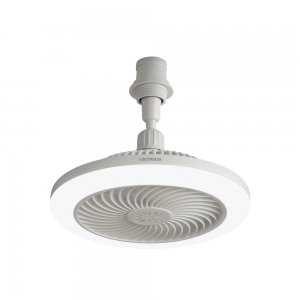 Ανεμιστήρας οροφής με LED φως E27 25εκ 586128 DICTRO LUX Λευκός - 180084 - Σε 12 Άτοκες Δόσεις