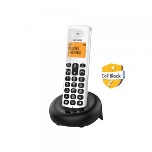 Ασύρματο τηλέφωνο με δυνατότητα αποκλεισμού κλήσεων E260 EWE ALCATEL Λευκό - 010071 - Σε 12 Άτοκες Δόσεις