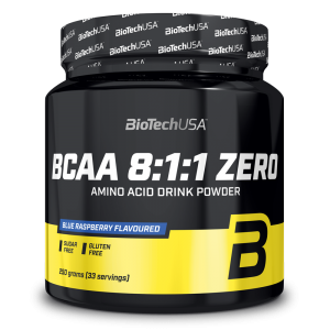 BCAA 8:1:1 Zero 250gr (BIOTECH USA) - Blue Rasberry - 5999076214365 - Σε 12 Άτοκες Δόσεις