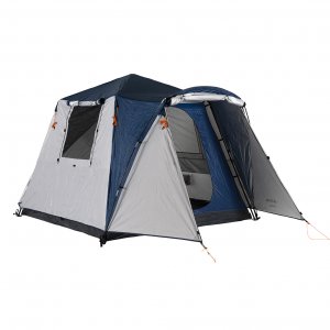 Bigfour Casual 4 Αυτόματη Σκηνή Camping Λευκή με Διπλό Πανί 3 Εποχών για 4 Άτομα 345x240x185εκ. - Σε 12 Άτοκες Δόσεις