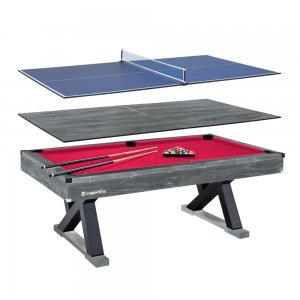 Billiards Table 3-in-1 inSPORTline Residento - Dark Wood-INS-23796-1 - σε 12 άτοκες δόσεις