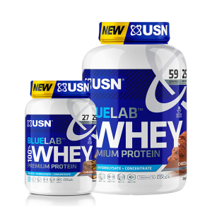 BlueLab 100% Whey Premium Protein  Chocolate Caramel  908g