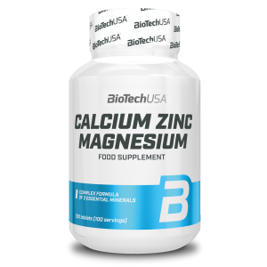 Calcium Zinc Magnesium 100tabs (BIOTECH USA) - 5999076251827 - Σε 12 Άτοκες Δόσεις